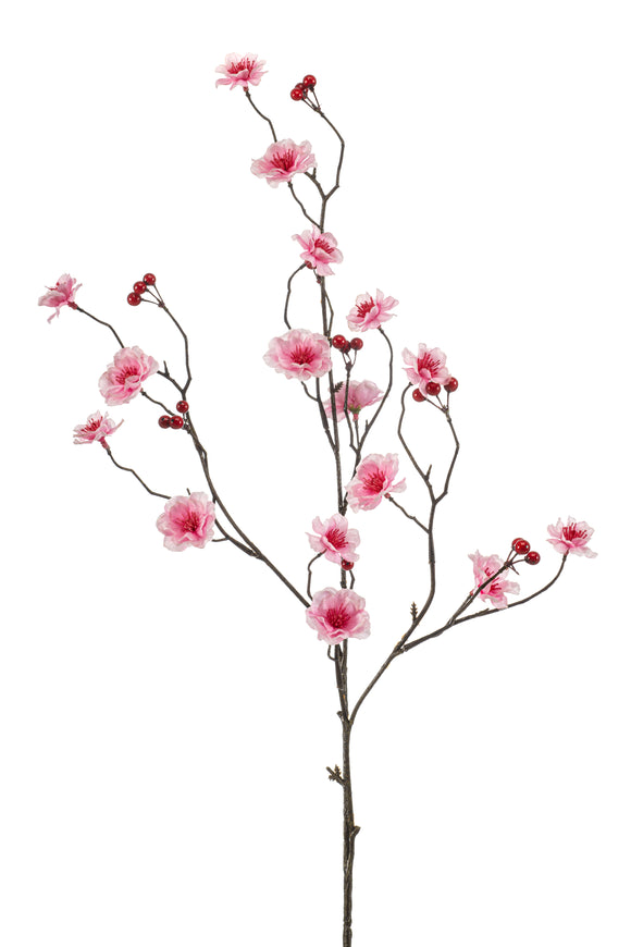Artificial Cherry Blossom Small - 1 Branch - Pink