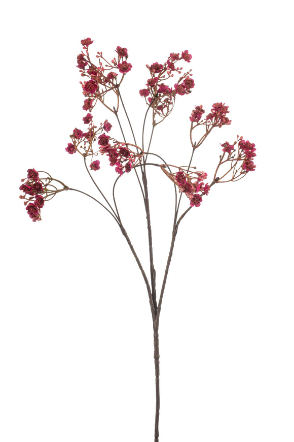 Artificial veil flower - 1 stem - Berry