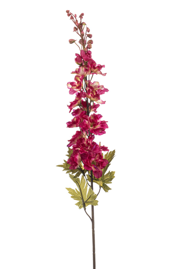 Artificial Delphinium - 1 Stem - Fuchsia Red