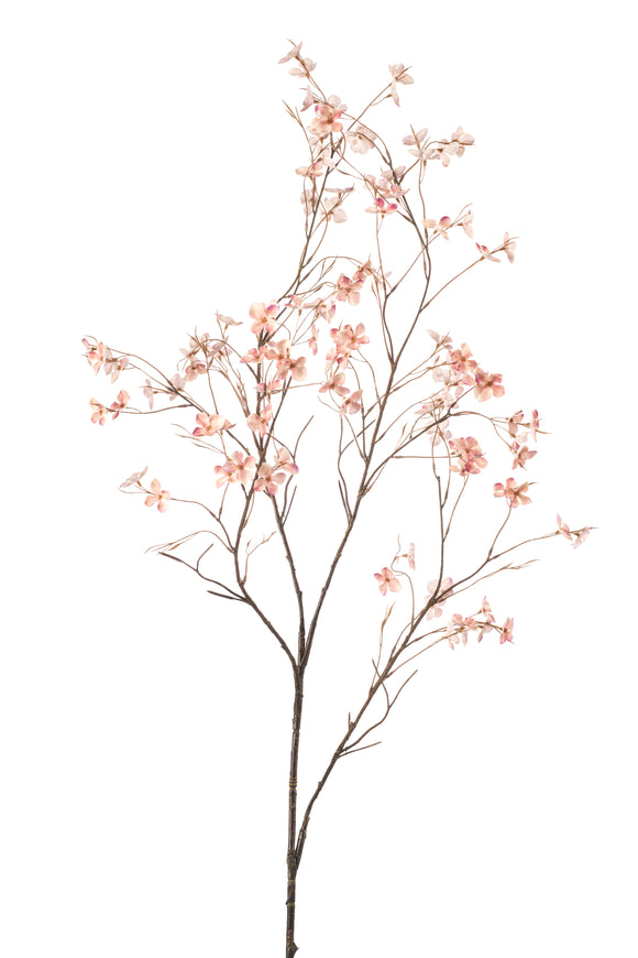 Artificial Hydrangea Bloom 117cm - 1 Stem - Pink