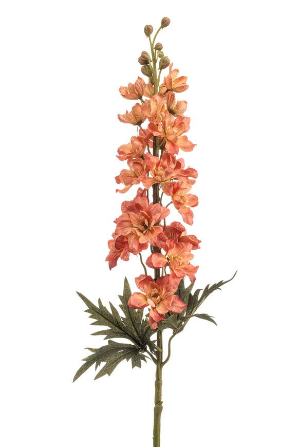 Artificial Delphinium - 1 Stem - Orange