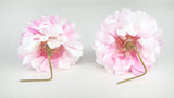 Dahlia Grace preserved Earth Matters - 2 heads - Sherbet pink 102