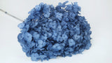 Preserved hydrangea Anna - 1 head - Blue grey