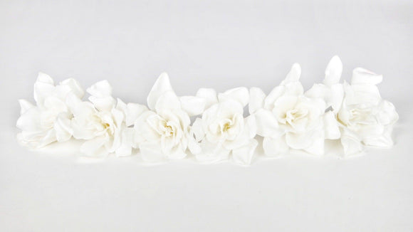 Gardenia preserved Earth Matters - 6 heads - White 011