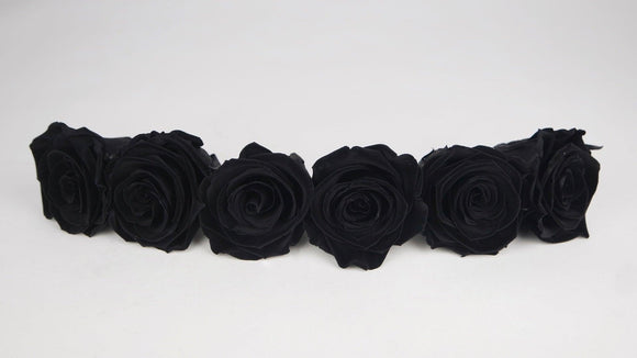 Stabilisierte Rosen Kiara 6 cm - 6 Stück - Black beauty - Si-nature