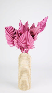 Dried Palm spear M - 10 stems - Dusty pink